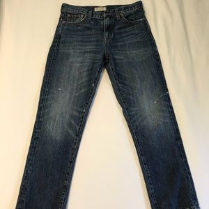 Madewell Straight Crop Jeans